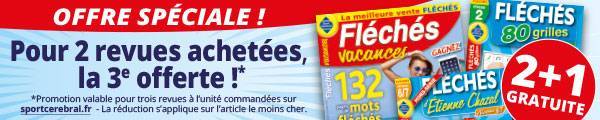 Promos sur la grille de mots fléchés facile… ou pas