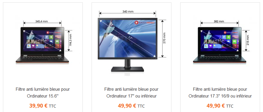 Poser un film anti lumière bleue sur son écran d’ordinateur est recommandé
